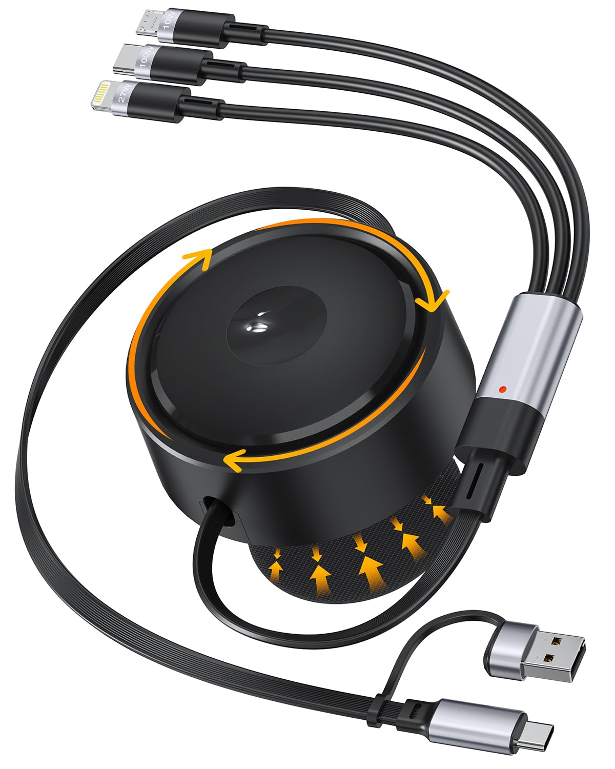 100w Retractable Multi Cable