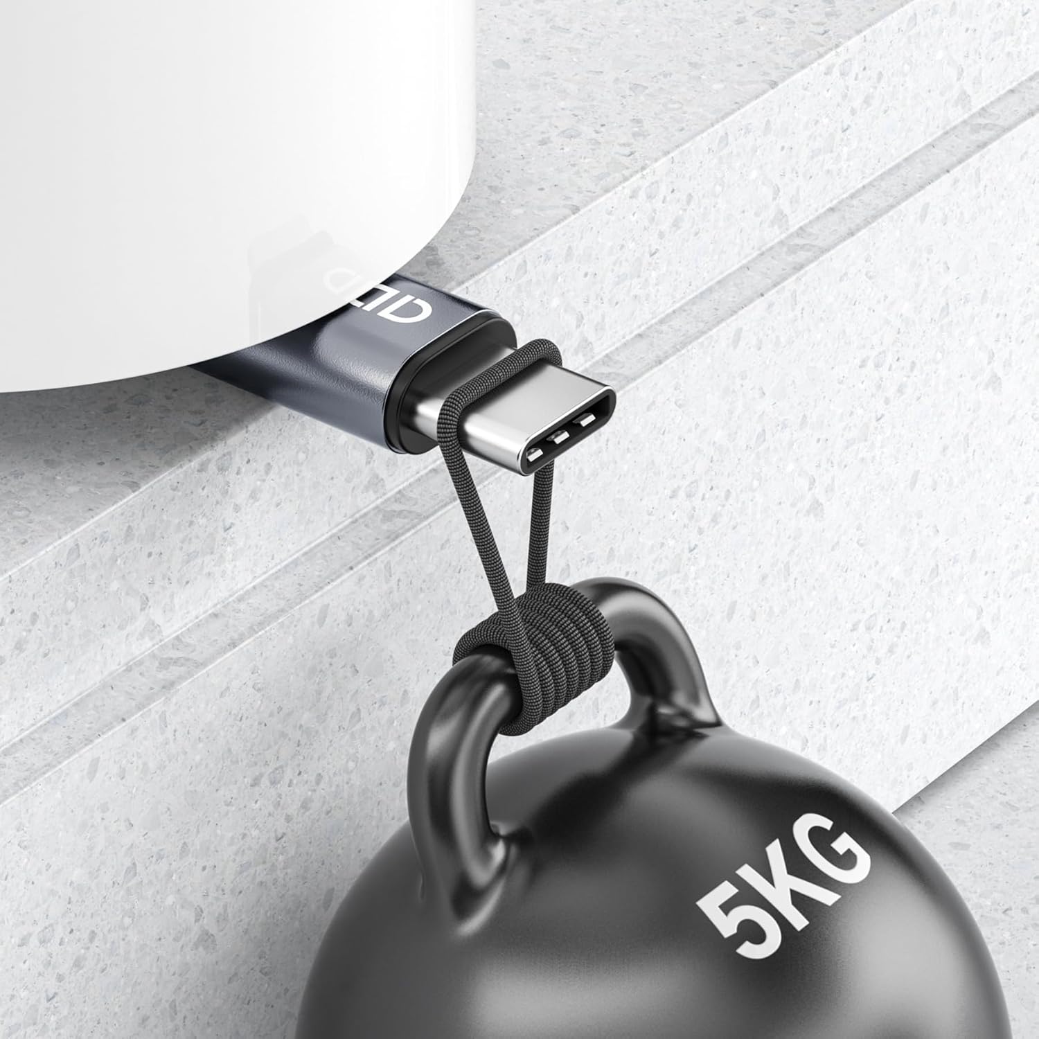 RAVIAD USB C Charger Cable, 3Pack 2M Type C Charger Cable Fast Charging Nylon Braided USB C Lead for iPhone 17 16 15 Pro Max Plus, Pad Pro, Galaxy S24 S23 Ultra, MacBook, P50/P40, Pixel 9 - Grey - Image 4