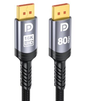 Sniokco 80Gbps DisplayPort Cable 2....