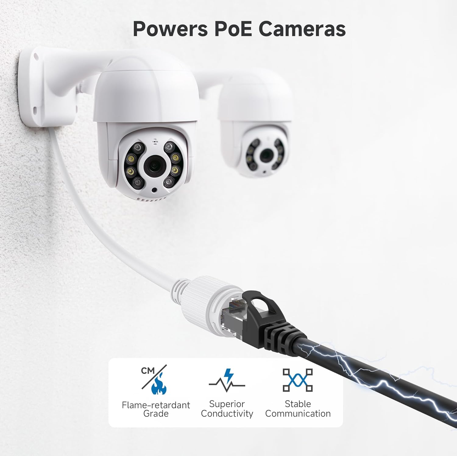 Cable Matters 5-Pack 10Gbps Snagless Short Cat6 Ethernet Cable 2.1m (Cat6 Cable, Cat 6 Cable) in Black 2.1 Meter - Image 7