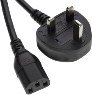 kenable Power Cord UK Plug to IEC C...
