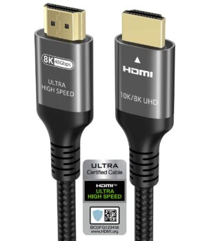 10K 8K 4K HDMI Cable 48Gbps 1.5M, C...