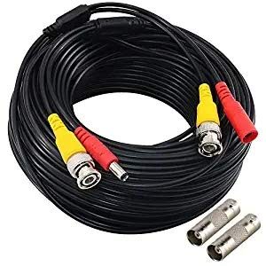 15m BNC video power cable security ...
