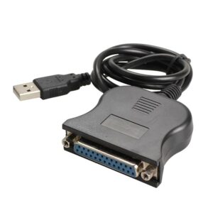 USB DB25 25Pin Male to Female Print...