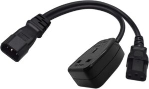 C14 to C13+UK socket Power Splitter...