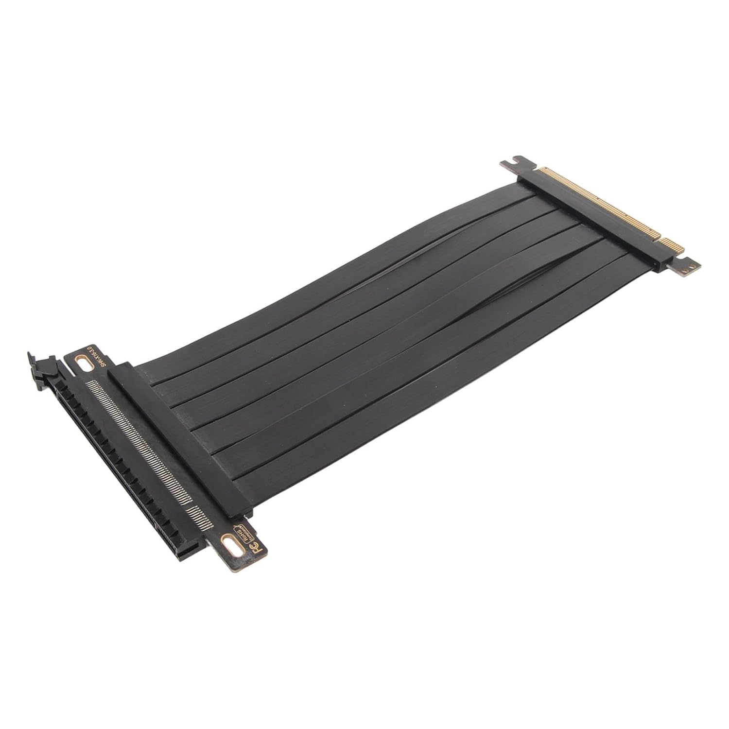 180 Degree EMI Shielded PCIE 3.0 X16 Cable, High Frequency PCB Design, Easy Plug and Play Use, Compatible with All Graphics Devices (40cm) - Image 4