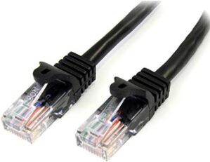 StarTech.com 0.5m Black Cat5e Patch...