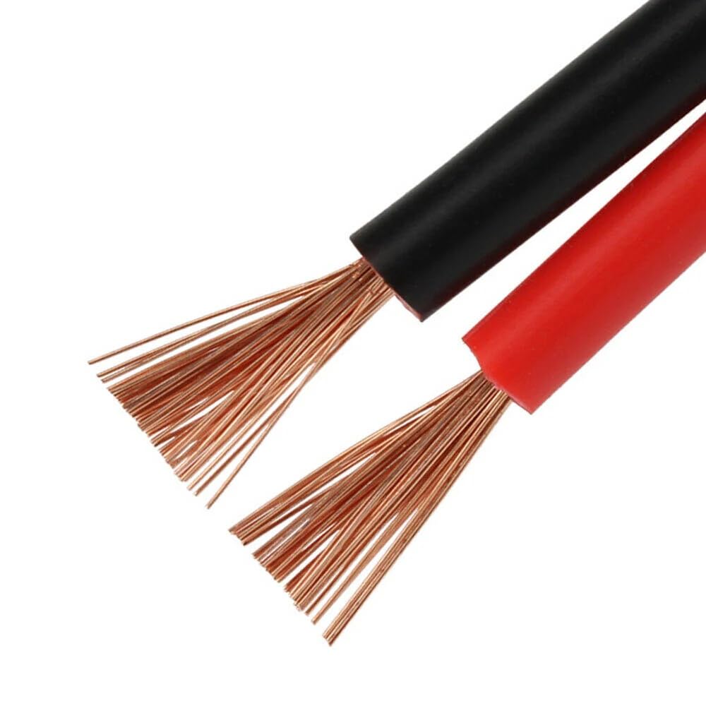 Twin 2 Core Cable for 12V/24V – Thin Wall Wire – 0.5mm² to 3.0mm² – 11A to 33A Rated – Automotive & Marine – Red & Black – 5m to 100m (25 amps 2.0 mm, 10 Meter) - Image 3