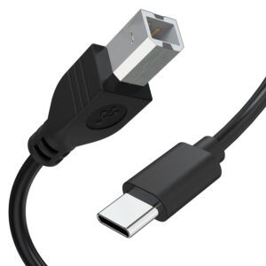 USB B to USB C Printer Cable 1.5M &...