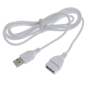 5ft White USB Extension Cables – ...