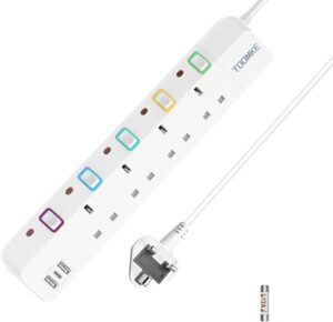 Extension Lead with USB Slots, Toom...