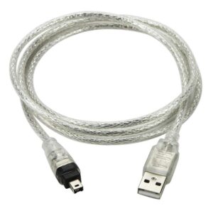 Cablecc USB Male to Firewire IEEE 1...