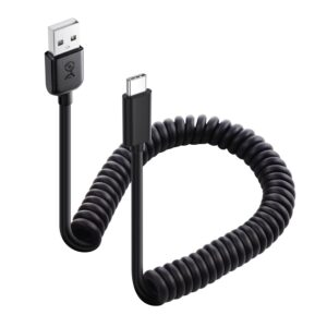 Cable Matters USB to USB C Coiled C...