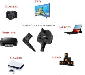 5 Meter Long AC Printer Power Cord ...