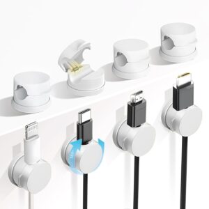 360° Rotatable Cable Clips Holder,...