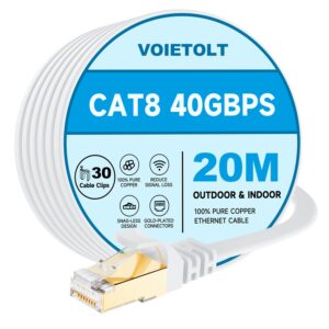 Cat8 Ethernet Cable 20M, 40Gbps/200...