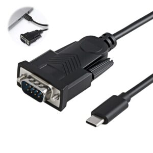 USB-C to RS-232 Serial Adapter Cabl...