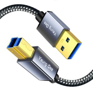 USB 3.0 A to B Cable 0.5M,Nylon Bra...