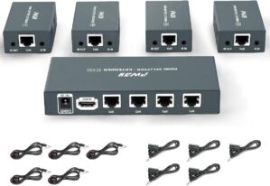 PW-HTS0104IR(POC) HDMI Splitter Ext...