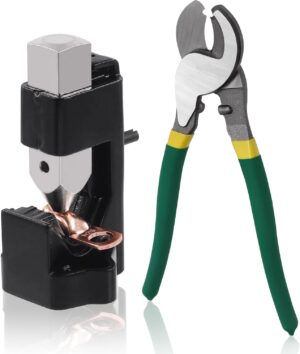 2Pcs Battery Cable Lug Crimping Too...