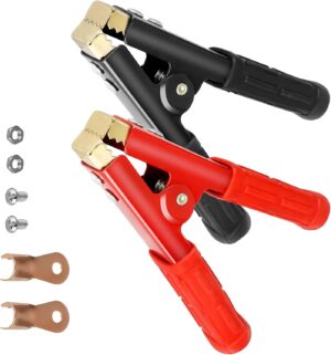 EEEKit 2PCS Battery Jumper Cable Cl...