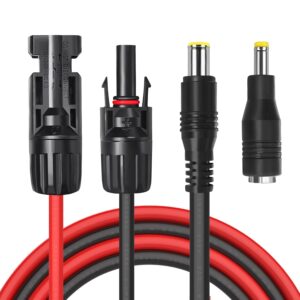 Solar Panel Connector to DC 8mm Ada...