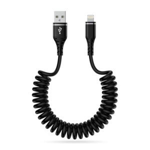 Coiled Cable for Car, Retractable U...