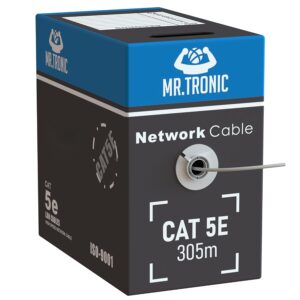 Mr. Tronic Bulk Cat 5E Ethernet Cab...