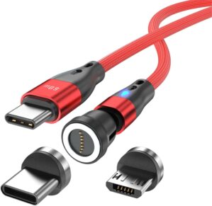 Magnetic Charging Cable USB C to US...