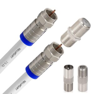 RG6 TV Coaxial Cable 5m – 75 Ohm ...