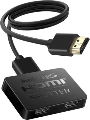 HDMI Splitter 1 In 2 Out, HDMI Spli...