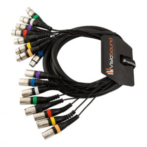 VisioSound 8-Way 3m Male XLR to Fem...