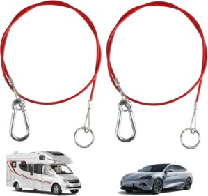 2 PCS Caravan Trailer Breakaway Cab...