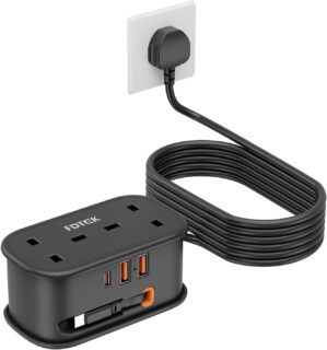 Travel Extension Lead, FDTEK 2 Way ...