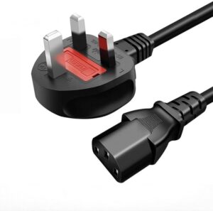 UK 3 Pin Kettle Lead Power Cable IE...