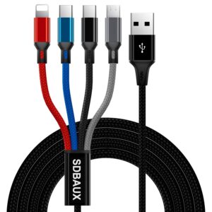 SDBAUX Multi Charging Cable, 3A 1.2...