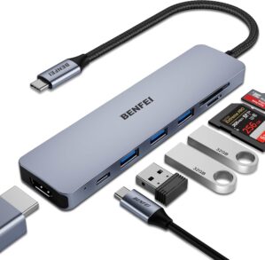 BENFEI USB C Hub 7 in 1, with HDMI ...