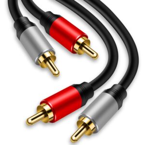 TanQY 2RCA to 2RCA Cable 1M, Gold-P...