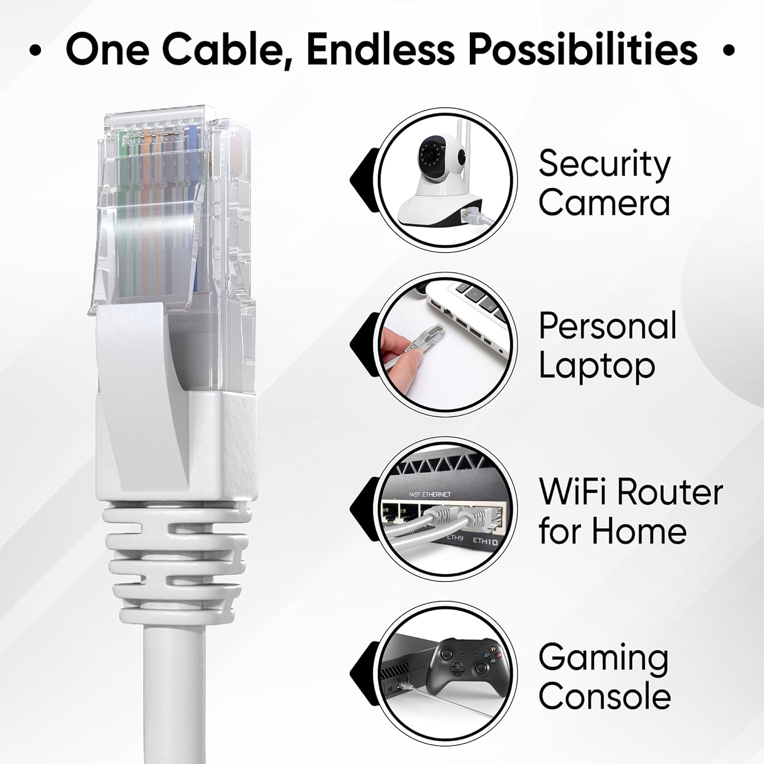 Mr. Tronic Bulk Cat 6 Ethernet Cable 305m, High Speed LAN Ethernet Network Cable, 305m Bulk Cat6 Internet 1 Gbps, 250 MHz, ADSL AWG24, UTP CCA (305 Meters, Grey) - Image 7