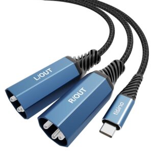 Tisino USB C to Dual XLR Male Audio...