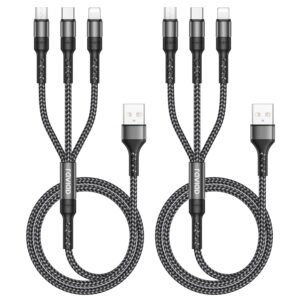RAVIAD Multi Charger Cable, 3 in 1 ...