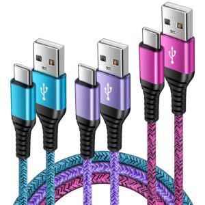 USB C Samsung Charger Cable, [3Pack...