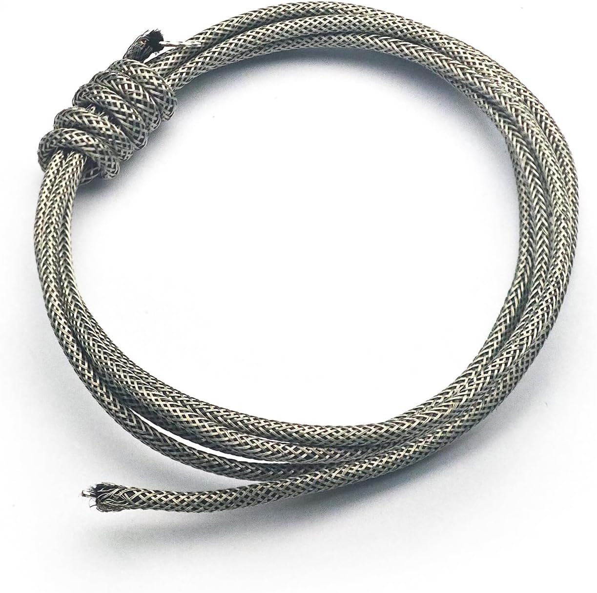MAXCHEER 10ft Metallic Shield Cable Cloth-Covered Waxed One Core Braided Shield Vintage-Style Pushback Guitar Wire - Image 6