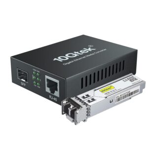 Gigabit Ethernet Media Converter wi...
