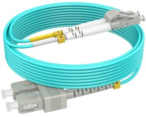 6ft(2m) OM3 SC LC Fiber Patch Cable...