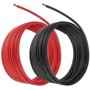 QWORK® 10 AWG 5.3mm² Silicone Wir...
