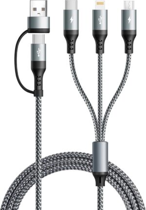 5 in 1 Multi Charging Cable with Da...