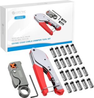 eSynic Professional Coax Crimping T...