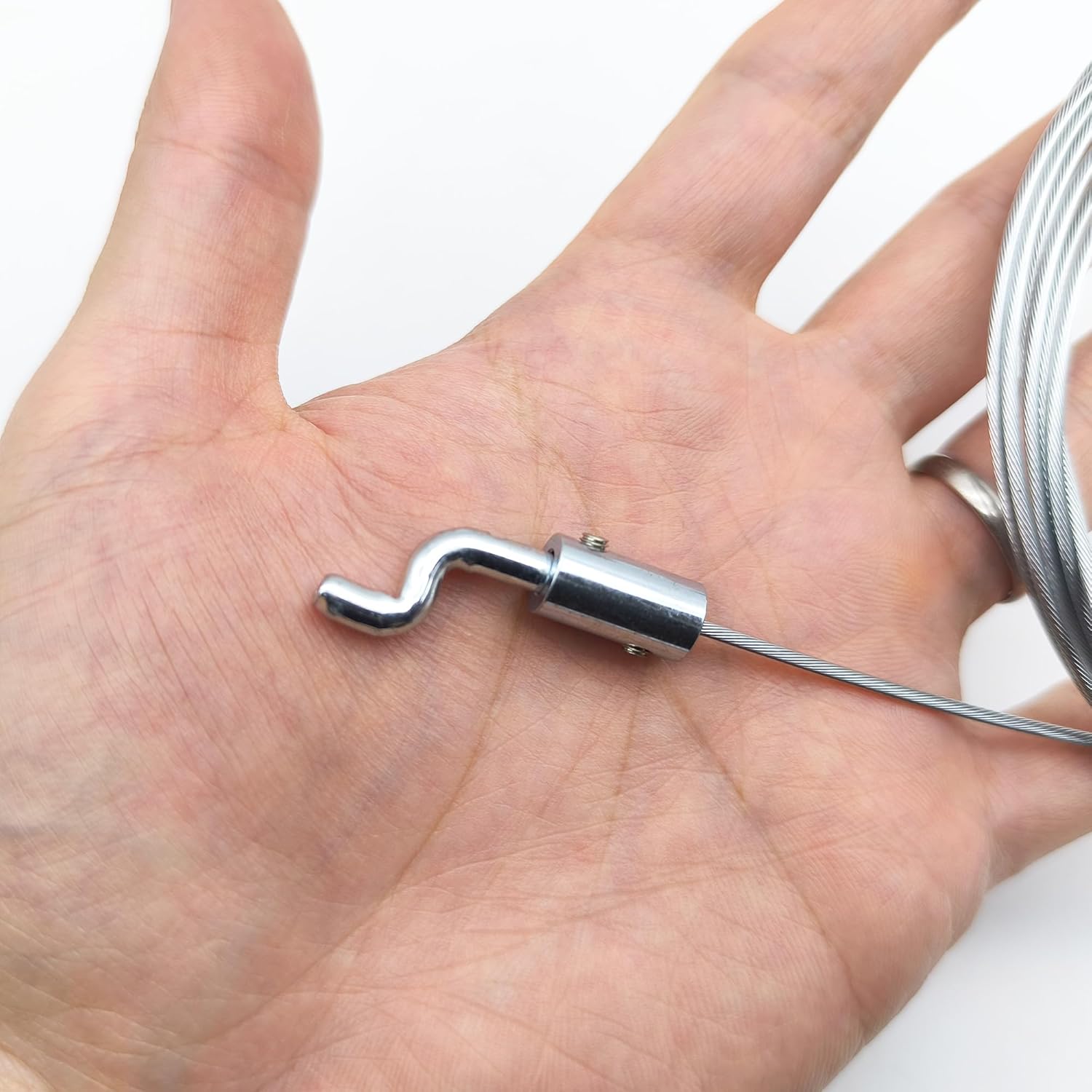 Z Bend Throttle Cable End Universal Cable Wire Stop for Lawn Mower Mini Bike Go Kart Motor Engine Brake Cable Adjustable Z Head (6 PCS) - Image 6