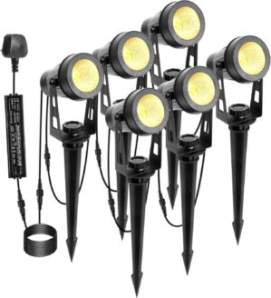ECOWHO Garden Spotlights Mains, 21m...